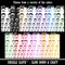 Peeking Dracula Halloween Temporary Tattoo Water Resistant Fake Body Art Set Collection